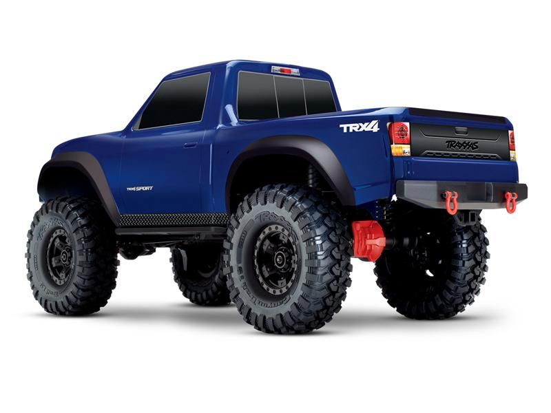 Traxxas TRX - 4 Sport 4x4 Truck RTR 1:10 Rock Crawler Blau Brushed ohne Akku/Lader