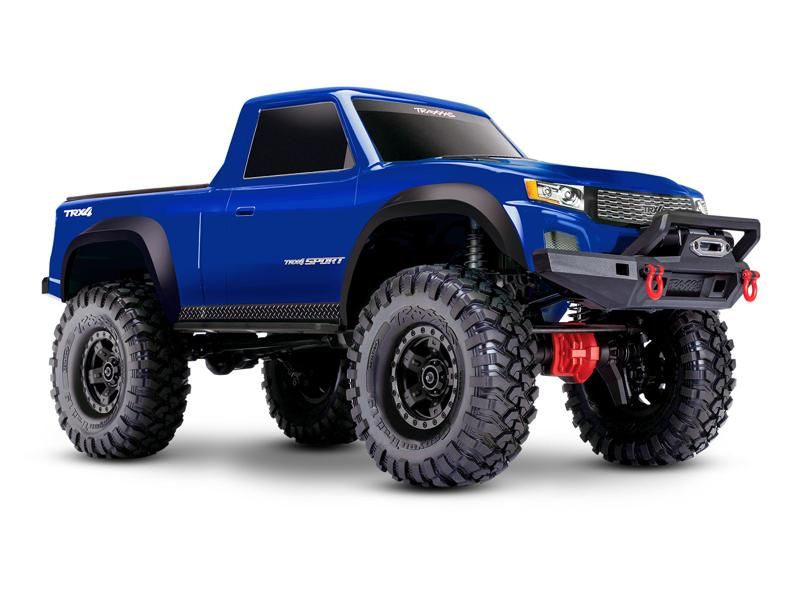 Traxxas TRX - 4 Sport 4x4 Truck RTR 1:10 Rock Crawler Blau Brushed ohne Akku/Lader
