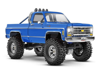 Traxxas TRX-4M Chevrolet K10 High Trail Edition 1:18 RTR 4WD Mini RC Crawler blau Brushed