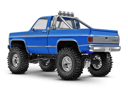 Traxxas TRX-4M Chevrolet K10 High Trail Edition 1:18 RTR 4WD Mini RC Crawler blau Brushed