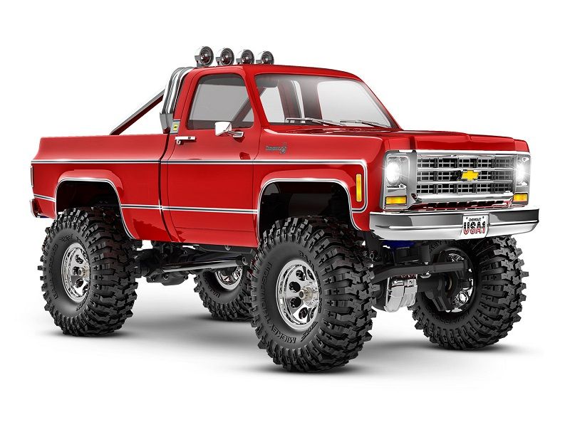 Traxxas TRX-4M Chevrolet K10 High Trail Edition 1:18 RTR 4WD Mini RC Crawler rot Brushed