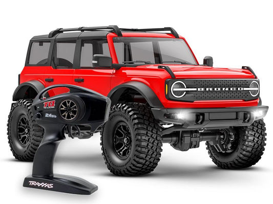 Traxxas TRX-4M Ford Bronco 1:18 RTR 4WD Mini RC Crawler rot Brushed mit Akku/Lader