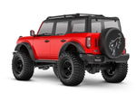 Traxxas TRX-4M Ford Bronco 1:18 RTR 4WD Mini RC Crawler rot Brushed mit Akku/Lader