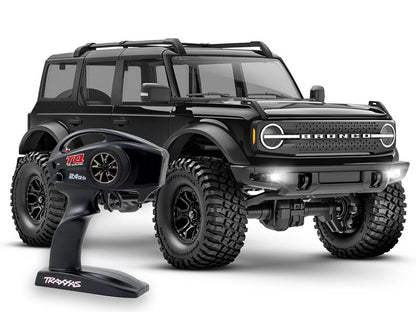 Traxxas TRX-4M Ford Bronco 1:18 RTR 4WD Mini RC Crawler schwarz Brushed mit Akku/Lader