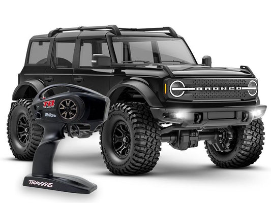 Traxxas TRX-4M Ford Bronco 1:18 RTR 4WD Mini RC Crawler schwarz Brushed mit Akku/Lader