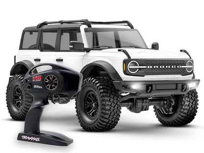 Traxxas TRX-4M Ford Bronco 1:18 RTR 4WD Mini RC Crawler weiß Brushed mit Akku/Lader