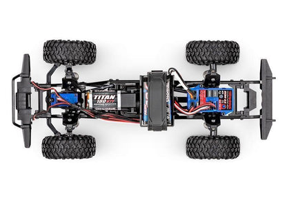 Traxxas TRX-4M Land Rover Defender 1:18 RTR 4WD Mini RC Crawler orange Brushed mit Akku/Lader