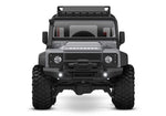 Traxxas TRX-4M Land Rover Defender 1:18 RTR 4WD Mini RC Crawler silver brushed with battery/charger
