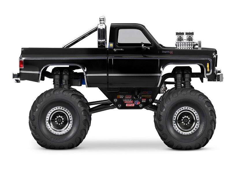 Traxxas TRX-4MT Chevrolet K10 Monster Truck 1:18 RTR 4WD schwarz Brushed mit Akku/Lader