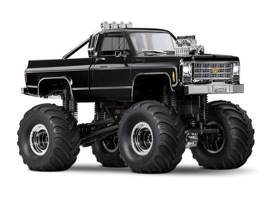Traxxas TRX-4MT Chevrolet K10 Monster Truck 1:18 RTR 4WD schwarz Brushed mit Akku/Lader
