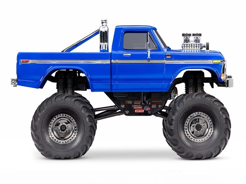 Traxxas TRX-4MT Ford F-150 Monster Truck 1:18 RTR 4WD blau Brushed mit Akku/Lader