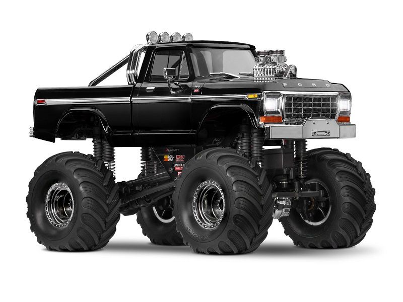 Traxxas TRX-4MT Ford F-150 Monster Truck 1:18 RTR 4WD schwarz Brushed mit Akku/Lader