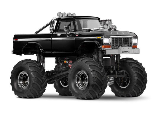 Traxxas TRX-4MT Ford F-150 Monster Truck 1:18 RTR 4WD schwarz Brushed mit Akku/Lader