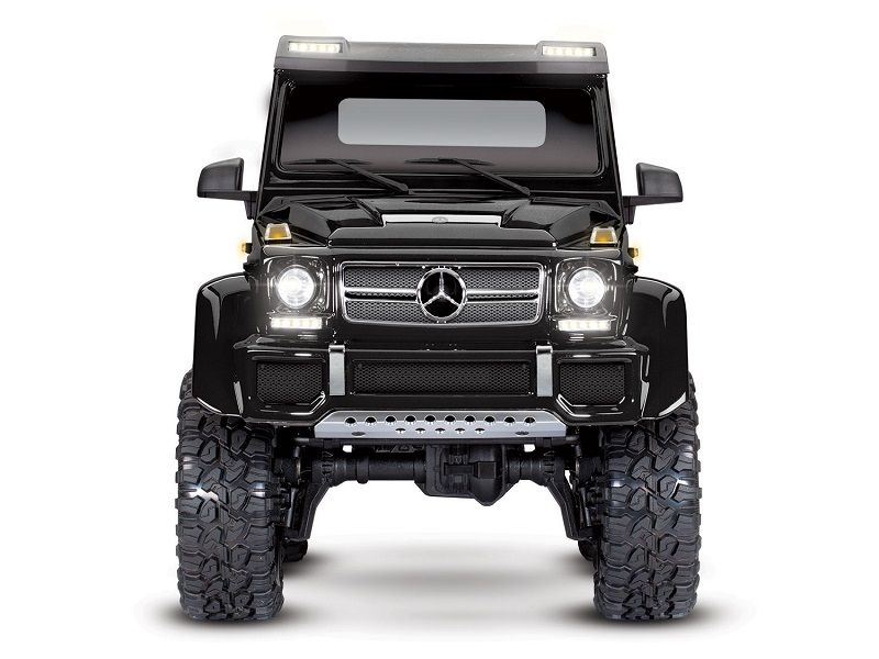 Traxxas TRX-6 Mercedes Benz G63 AMG 6x6 schwarz mit LED Beleuchtung RTR Brushed ohne Akku/Lader_Artexio