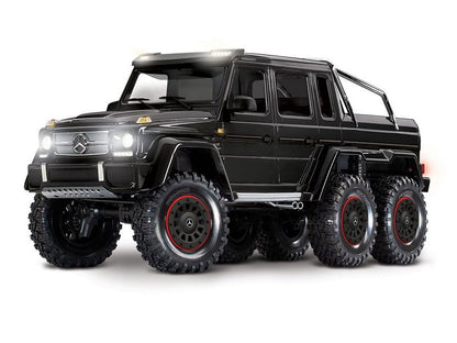 Traxxas TRX-6 Mercedes Benz G63 AMG 6x6 schwarz mit LED Beleuchtung RTR Brushed ohne Akku/Lader_Artexio