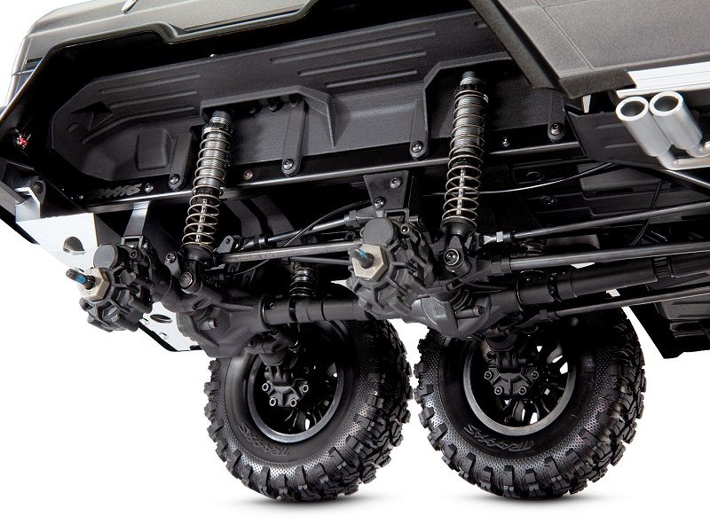 Traxxas TRX-6 Mercedes Benz G63 AMG 6x6 schwarz mit LED Beleuchtung RTR Brushed ohne Akku/Lader_Artexio