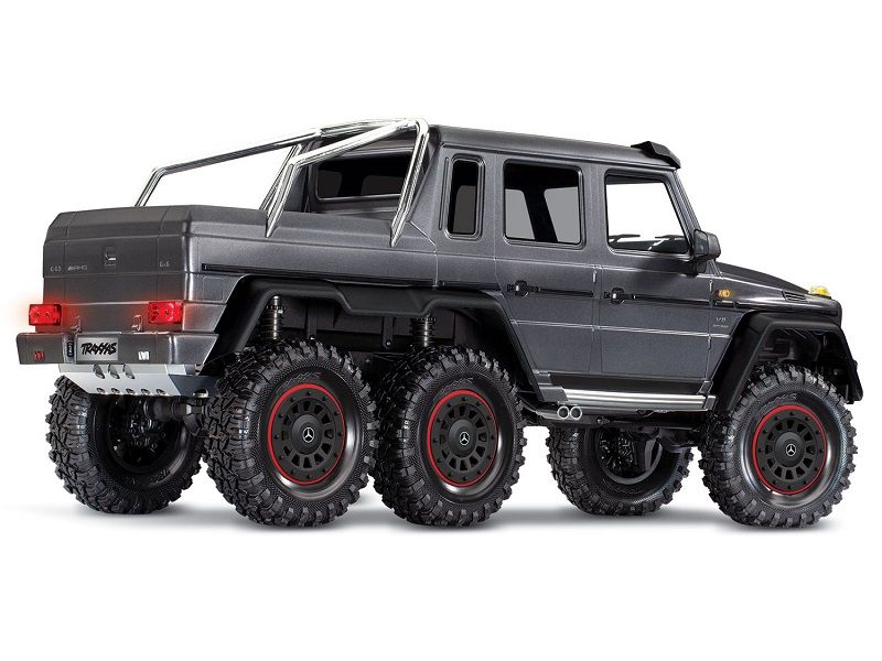 Traxxas TRX-6 Mercedes Benz G63 AMG 6x6 silber mit LED Beleuchtung RTR Brushed ohne Akku/Lader_Artexio