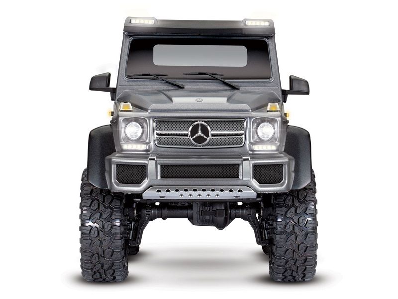 Traxxas TRX-6 Mercedes Benz G63 AMG 6x6 silber mit LED Beleuchtung RTR Brushed ohne Akku/Lader_Artexio