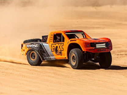 Traxxas Unlimited Desert Racer 4x4 VXL orange FOX1 Edition LED 1:7 RTR Brushless ohne Akku/Lader