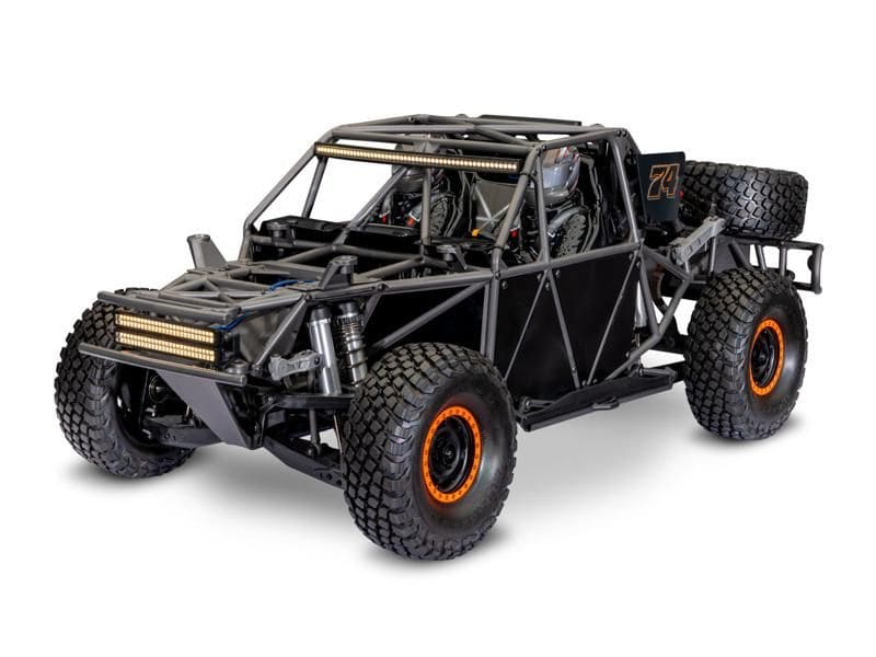 Traxxas Unlimited Desert Racer 4x4 VXL orange FOX1 Edition LED 1:7 RTR Brushless ohne Akku/Lader
