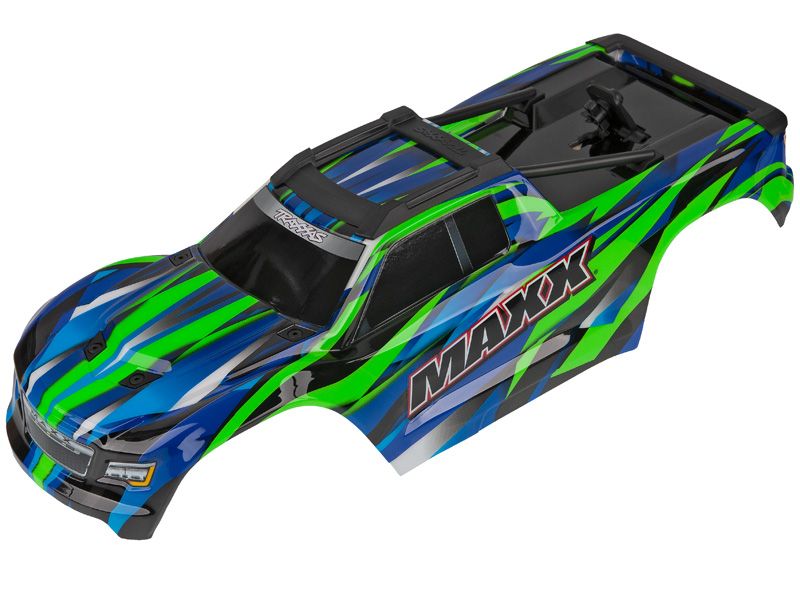 Traxxas WideMaxx Edition 1:10 RTR TSM SR VXL-4S MonsterTruck grün Brushless ohne Akku/Lader