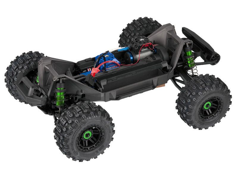 Traxxas WideMaxx Edition 1:10 RTR TSM SR VXL-4S MonsterTruck grün Brushless ohne Akku/Lader