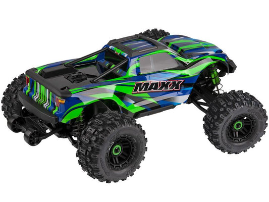 Traxxas WideMaxx Edition 1:10 RTR TSM SR VXL-4S MonsterTruck grün Brushless ohne Akku/Lader