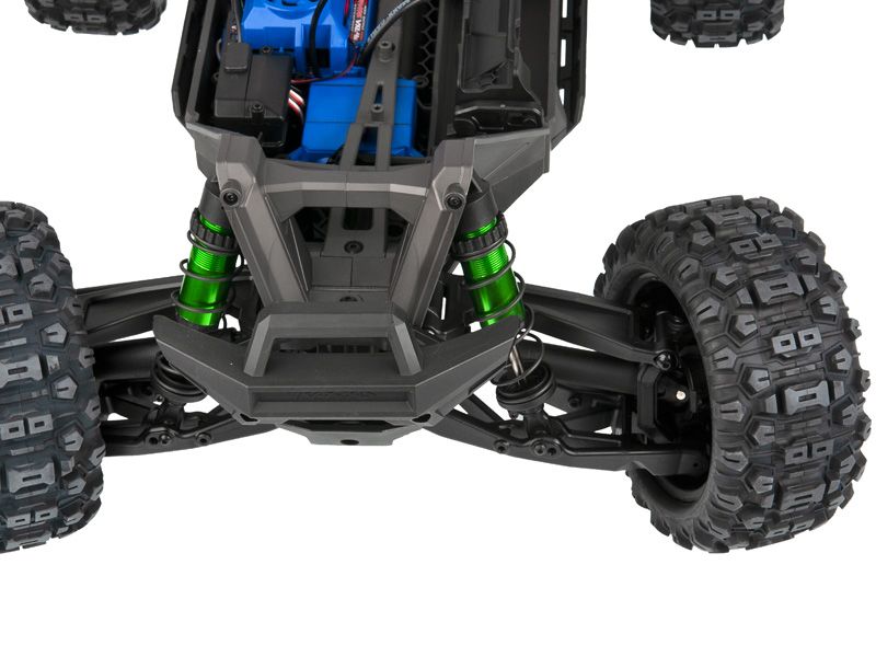 Traxxas WideMaxx Edition 1:10 RTR TSM SR VXL-4S MonsterTruck grün Brushless ohne Akku/Lader