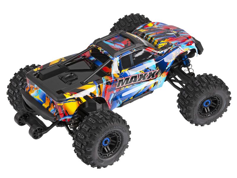 Traxxas WideMaxx Edition 1:10 RTR TSM SR VXL-4S MonsterTruck Rock n' Roll Brushless ohne Akku/Lader