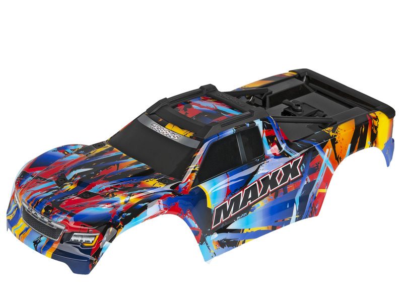 Traxxas WideMaxx Edition 1:10 RTR TSM SR VXL-4S MonsterTruck Rock n' Roll Brushless ohne Akku/Lader