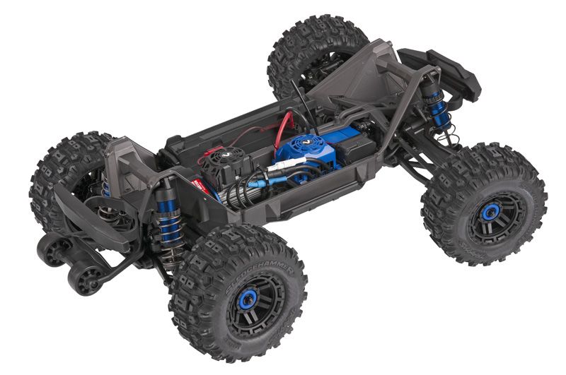 Traxxas WideMaxx Edition 1:10 RTR TSM SR VXL-4S MonsterTruck Rock n' Roll Brushless ohne Akku/Lader