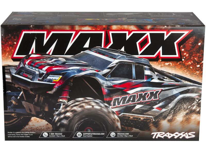 Traxxas WideMaxx Edition 1:10 RTR TSM SR VXL-4S MonsterTruck Rock n' Roll Brushless ohne Akku/Lader