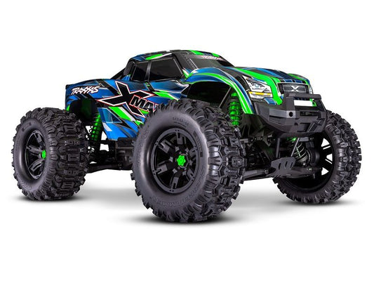 Traxxas X-Maxx 1:7 Monster Truck RTR 4WD belted VXL-8S grün Brushless ohne Akku/Lader