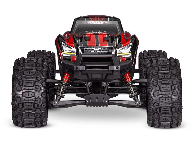 Traxxas X-Maxx 1:7 Monster Truck RTR 4WD belted VXL-8S rot Brushless ohne Akku/Lader