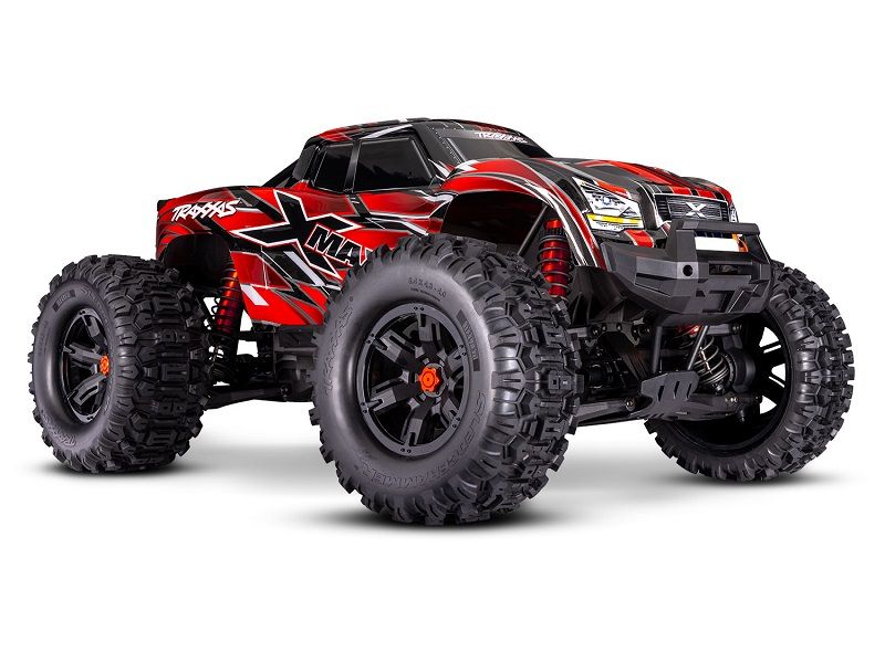 Traxxas X-Maxx 1:7 Monster Truck RTR 4WD belted VXL-8S rot Brushless ohne Akku/Lader