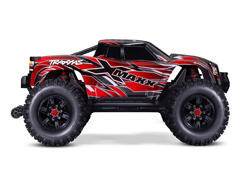Traxxas X-Maxx 1:7 Monster Truck RTR 4WD belted VXL-8S rot Brushless ohne Akku/Lader