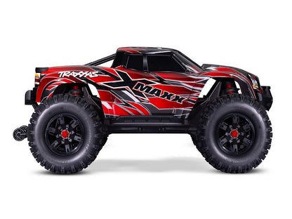 Traxxas X-Maxx 1:7 Monster Truck RTR 4WD belted VXL-8S rot Brushless ohne Akku/Lader