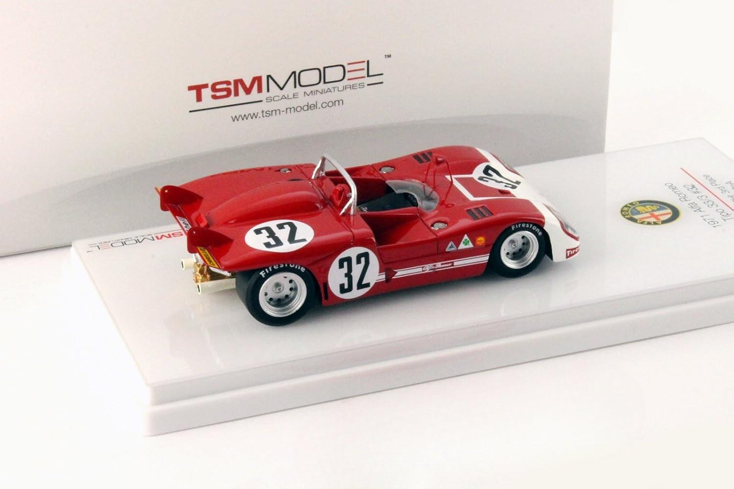 TSM - Models Alfa Romeo Tipo 33/3 - 12h Sebring 1971 #32 - H. Pescarolo 1:43 Modell - Artexio