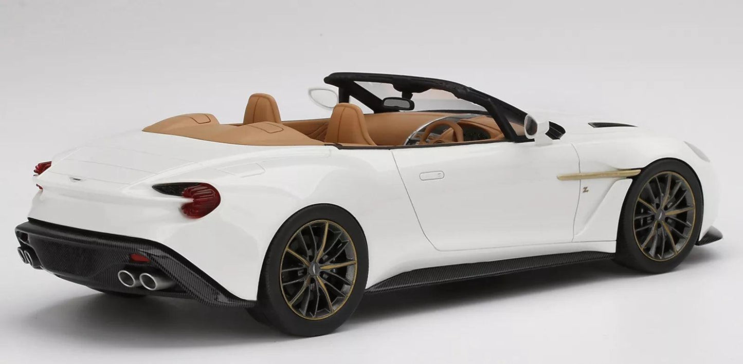 TSM - Models Aston Martin Vanquish Zagato Volante Escaping White 1:18 Modell - Artexio