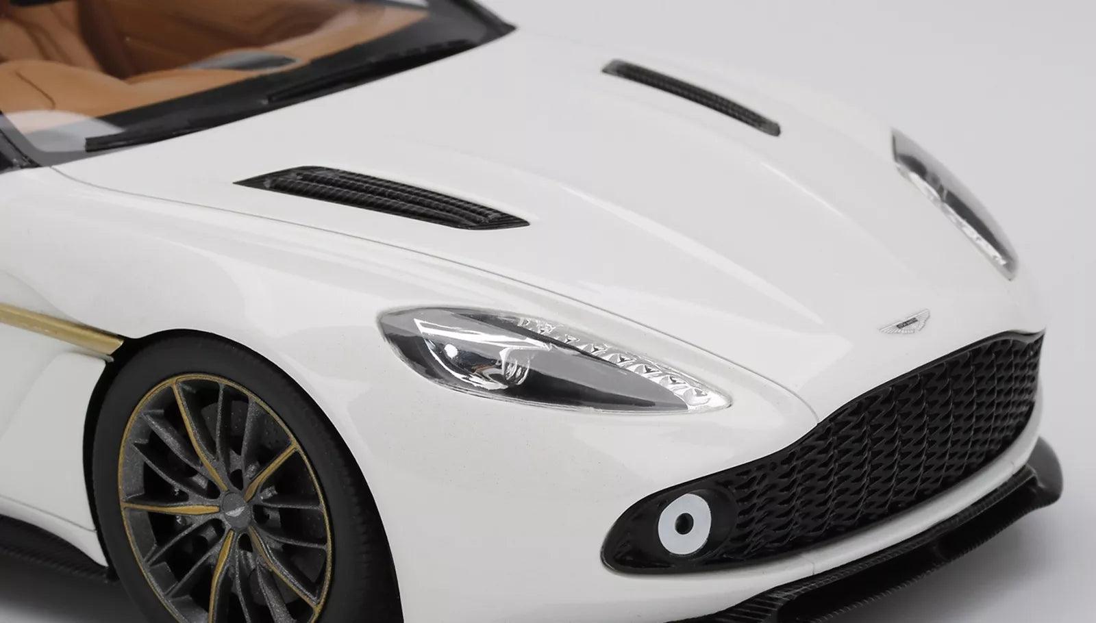 TSM - Models Aston Martin Vanquish Zagato Volante Escaping White 1:18 Modell - Artexio