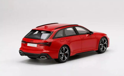 TSM - Models Audi RS 6 Avant Carbon Black Tango Red 1:18 Modell - Artexio