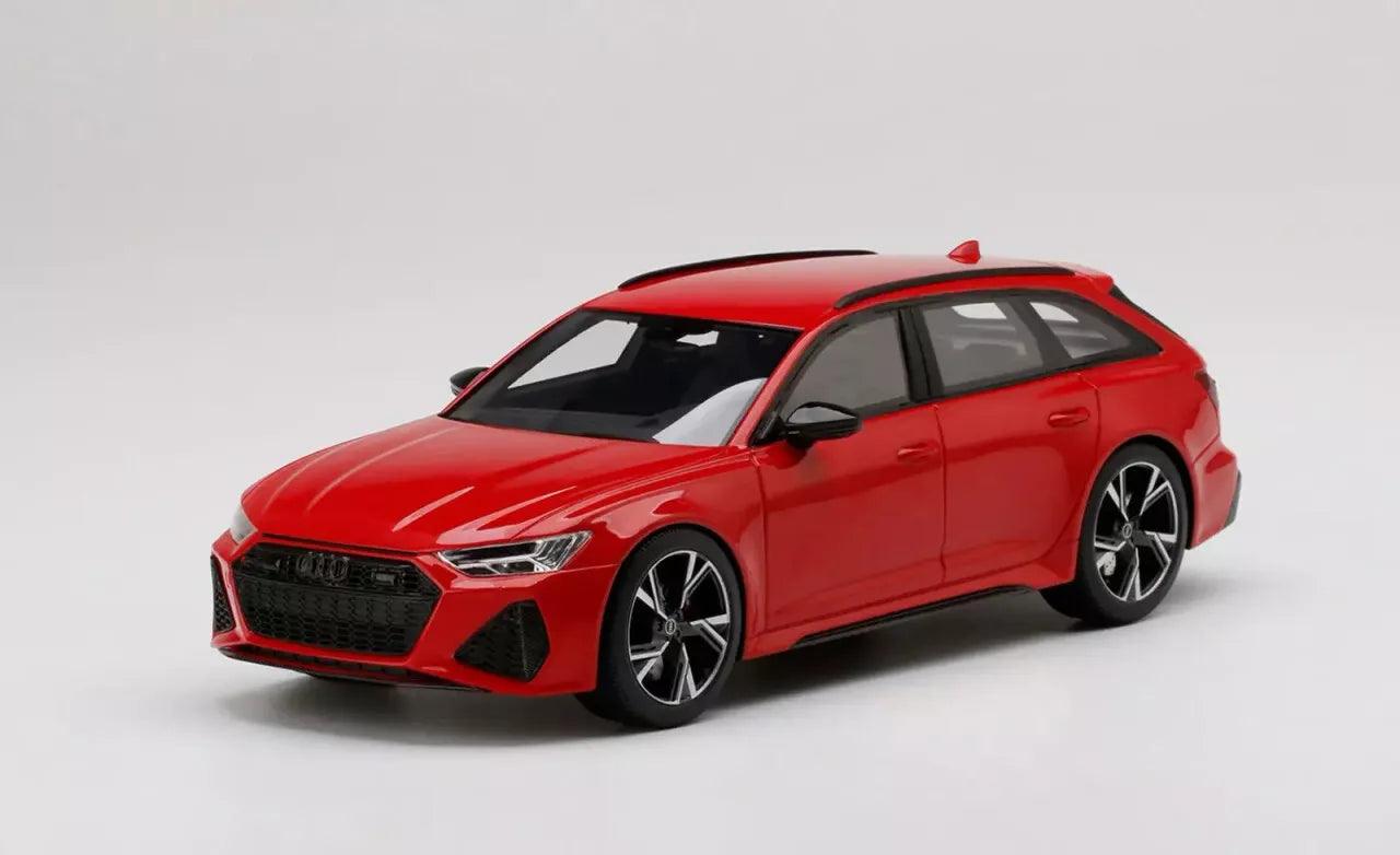 TSM - Models Audi RS 6 Avant Carbon Black Tango Red 1:18 Modell - Artexio