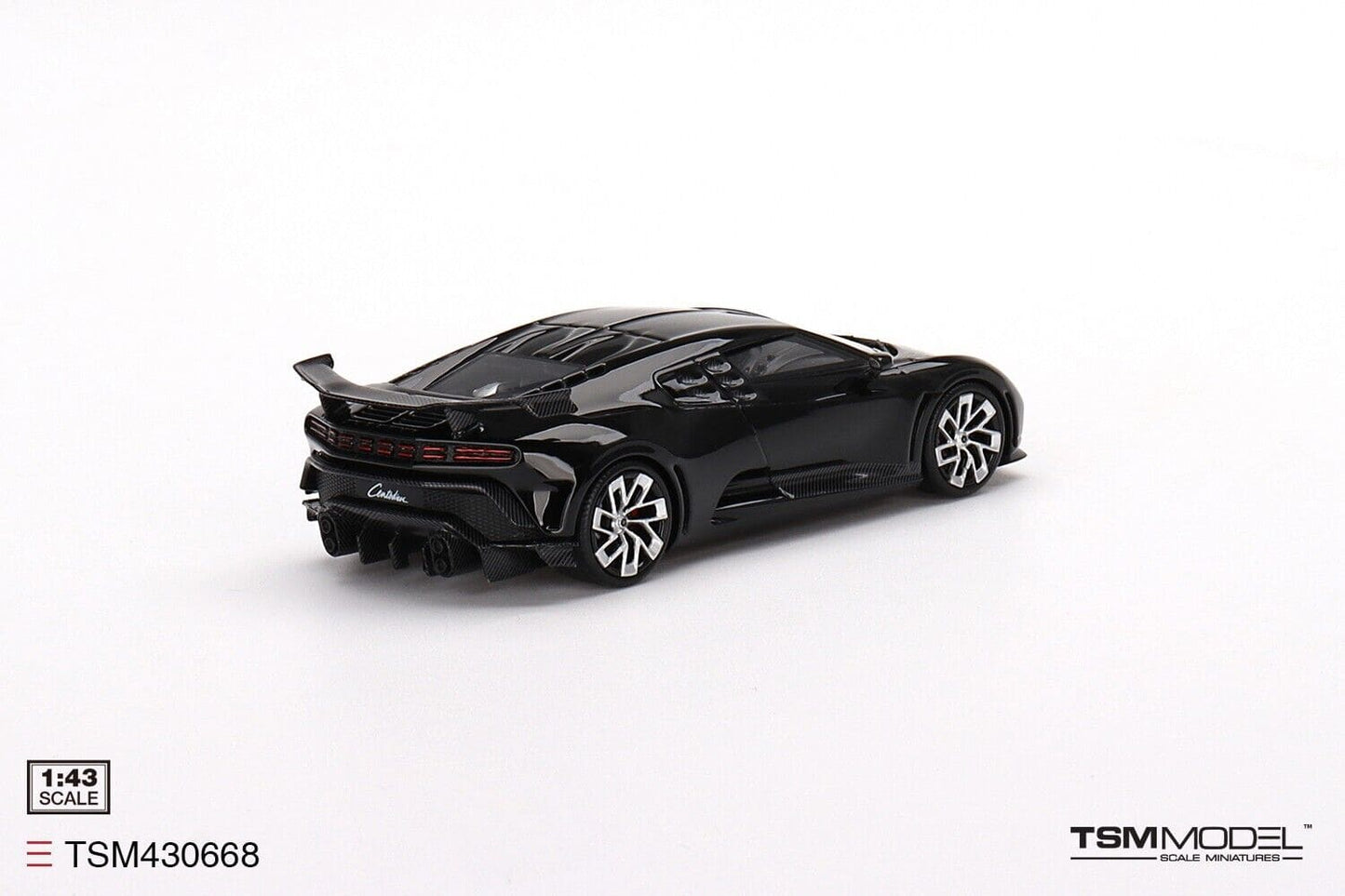 TSM - Models Bugatti Centodieci - Black 1:43 Modell - Artexio