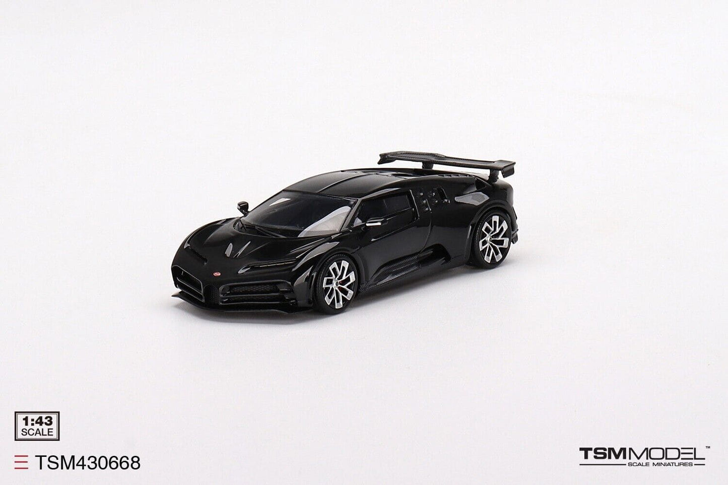 TSM - Models Bugatti Centodieci - Black 1:43 Modell - Artexio