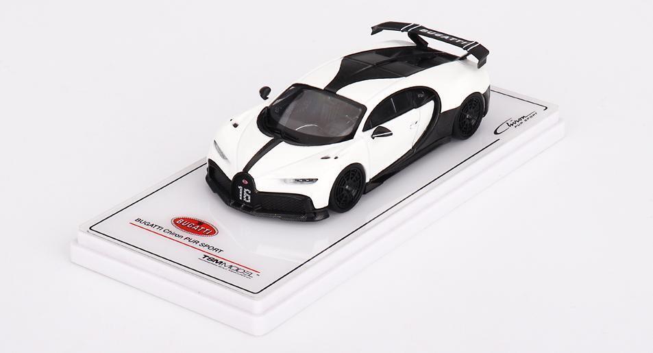 TSM - Models Bugatti Chiron Pur Sport - White 1:43 Modell - Artexio