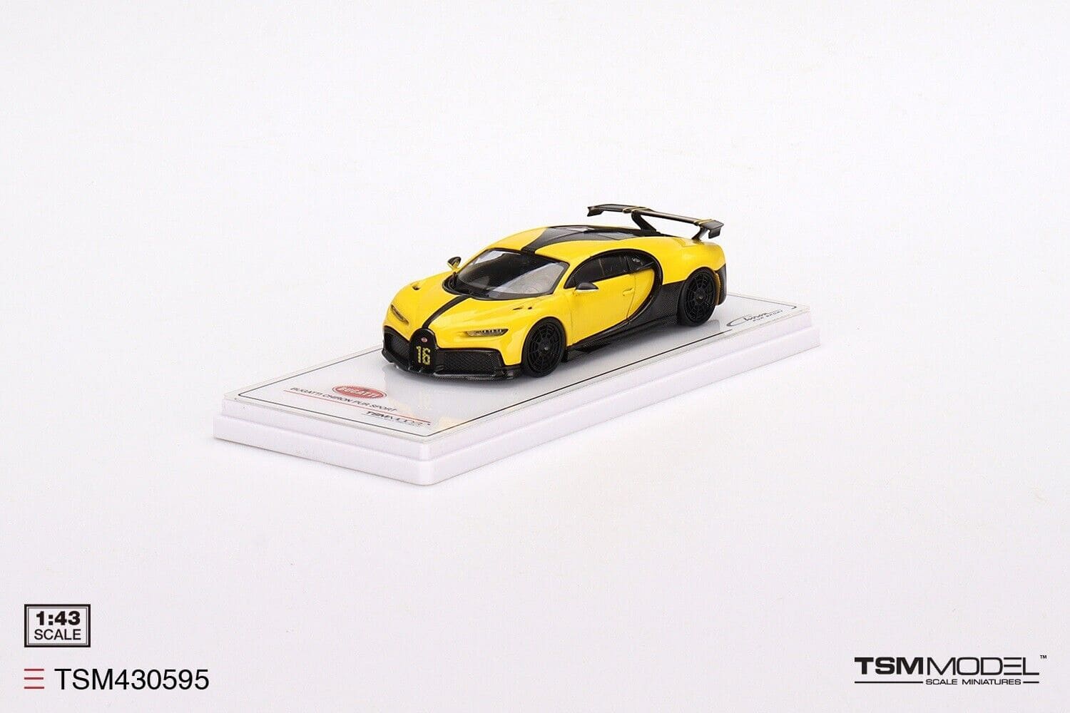 TSM - Models Bugatti Chiron Pur Sport Yellow 1:43 Modell - Artexio