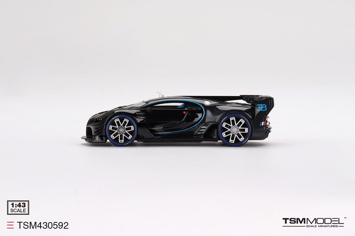 TSM - Models Bugatti Vision Gran Turismo - Black 1:43 Modell - Artexio