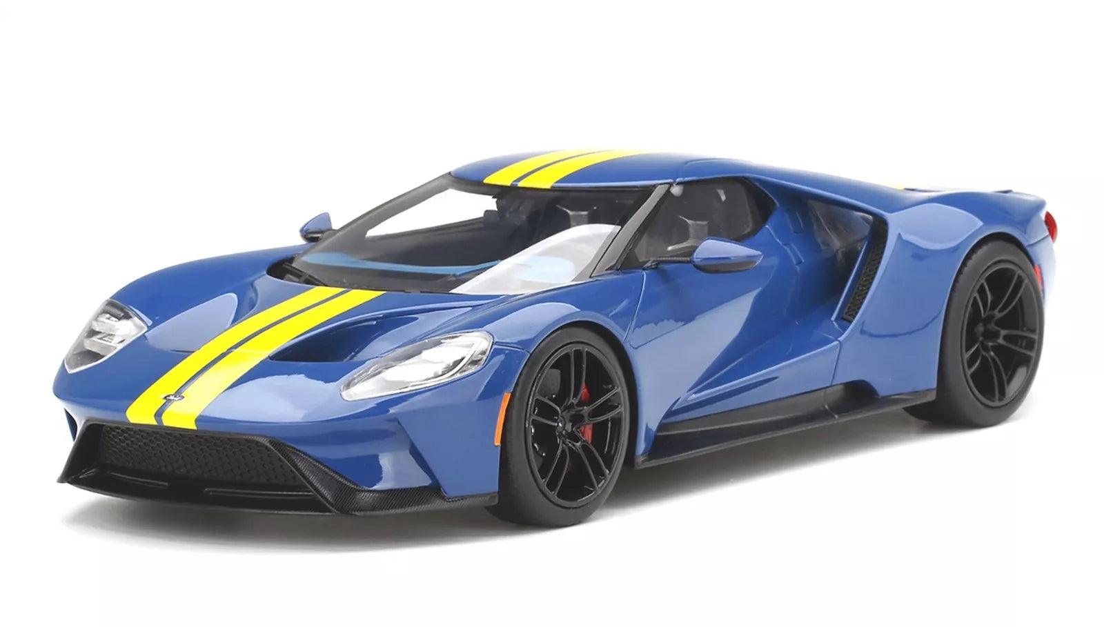 TSM - Models Ford GT - Sunoco Blue with Yellow Stripe 1:18 Modell - Artexio