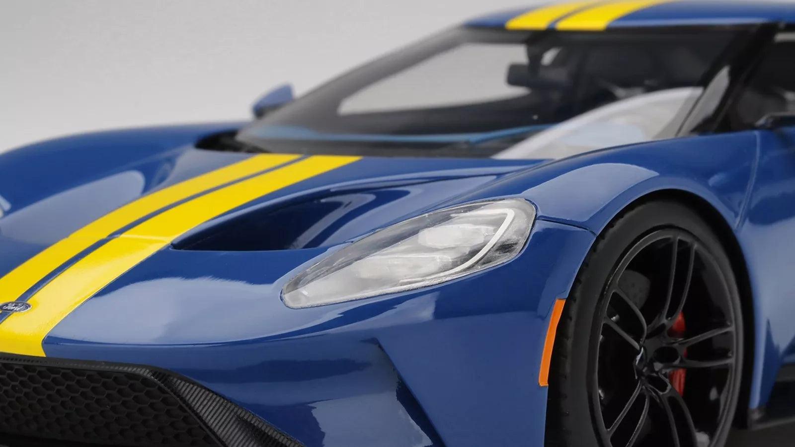 TSM - Models Ford GT - Sunoco Blue with Yellow Stripe 1:18 Modell - Artexio