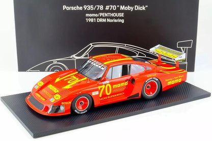 TSM - Models Porsche 935/78 #70 Moby Dick Momo/Penthouse 1981 DRM Norisring Driven by: Gianpiero Moretti 1:12 Modell - Artexio